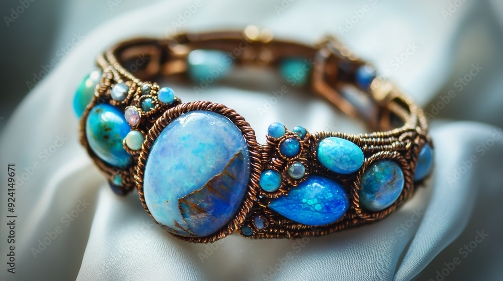 Natural stone bracelet, handmade. Natural stone bracelet, handmade.
