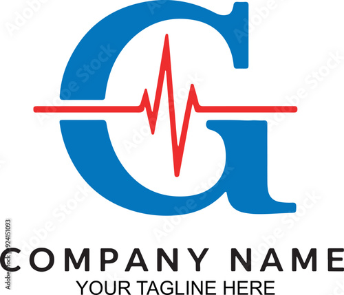 G Letter Medical Logo Design