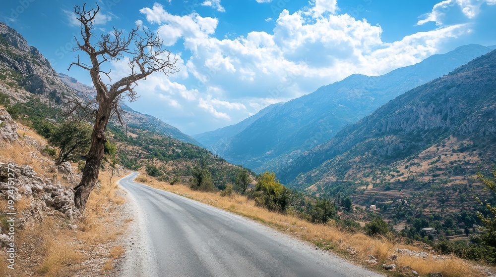 Fototapeta premium Albania's Llogara pass