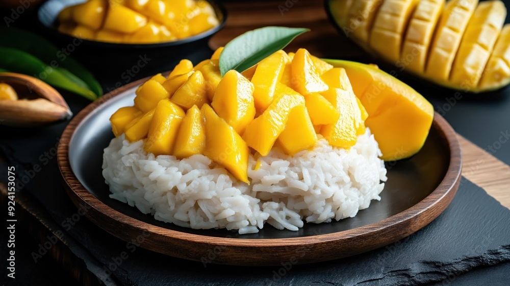 Mango Sticky Rice - Traditional Thai food Mango Sticky Rice - Traditional Thai food