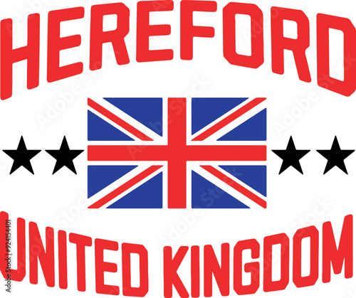 Hereford United Kingdom Vector