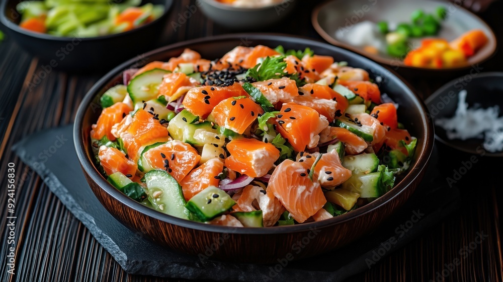 Poke Bowl - Traditional Hawaiian food Poke Bowl - Traditional Hawaiian food
