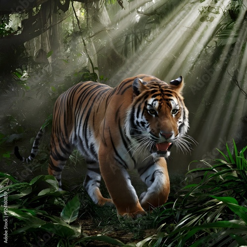 Bengal tiger in the jungle