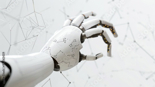 Robot Hand Reaching Out
