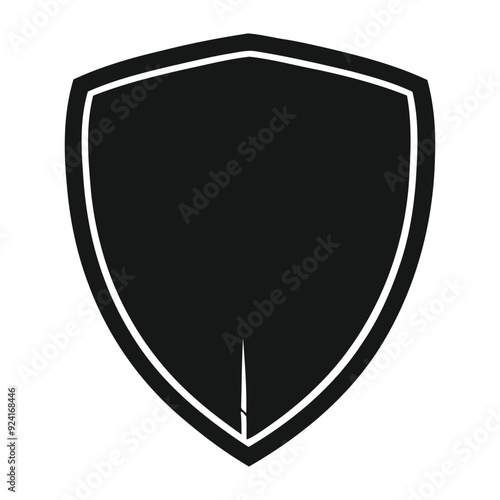 Sheild silhouette vector. Free Download Sheild silhouette vector. - GFXLoad