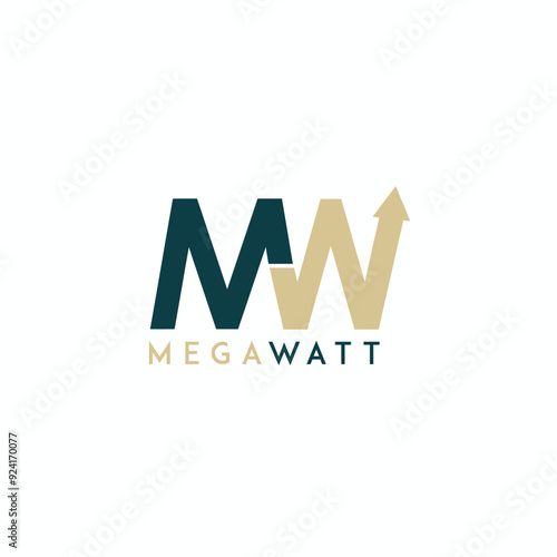 MW and WM Logo Architects M W Letter and Architects Modern Logotype 