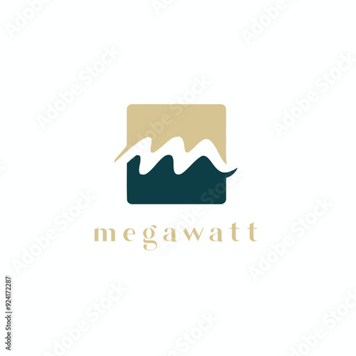 MW and WM Logo Architects M W Letter and Architects Modern Logotype 