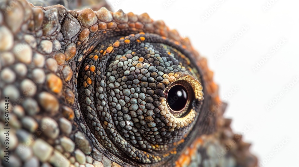Fototapeta premium Chameleon Eye Close-Up