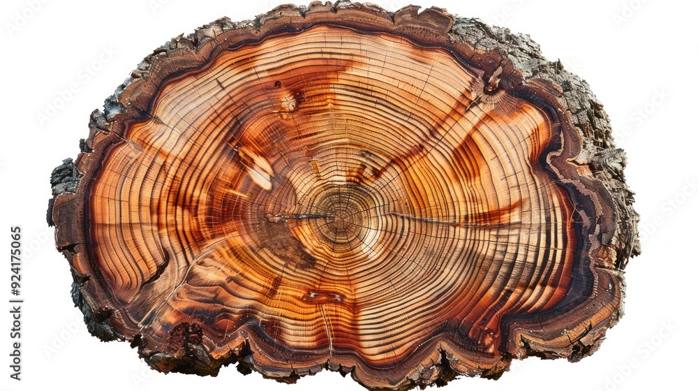 Tree Rings, Cross-section of a Tree Trunk Tree Rings, Cross-section of a Tree Trunk