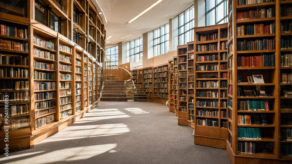 Obraz premium Large Public Library 