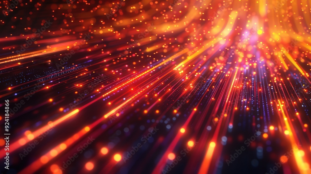 Generate a futuristic background with glowing lines in vibrant gold and red, featuring dynamic patterns for digital presentations and gaming environments Generate a futuristic background with glowing lines in vibrant gold and red, featuring dynamic patterns for digital presentations and gaming environments