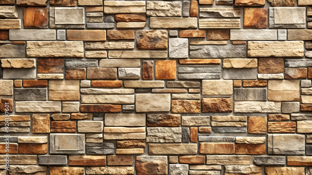 3D illustration of classic stone wallpaper with realistic texture and depth. 3D illustration of classic stone wallpaper with realistic texture and depth.