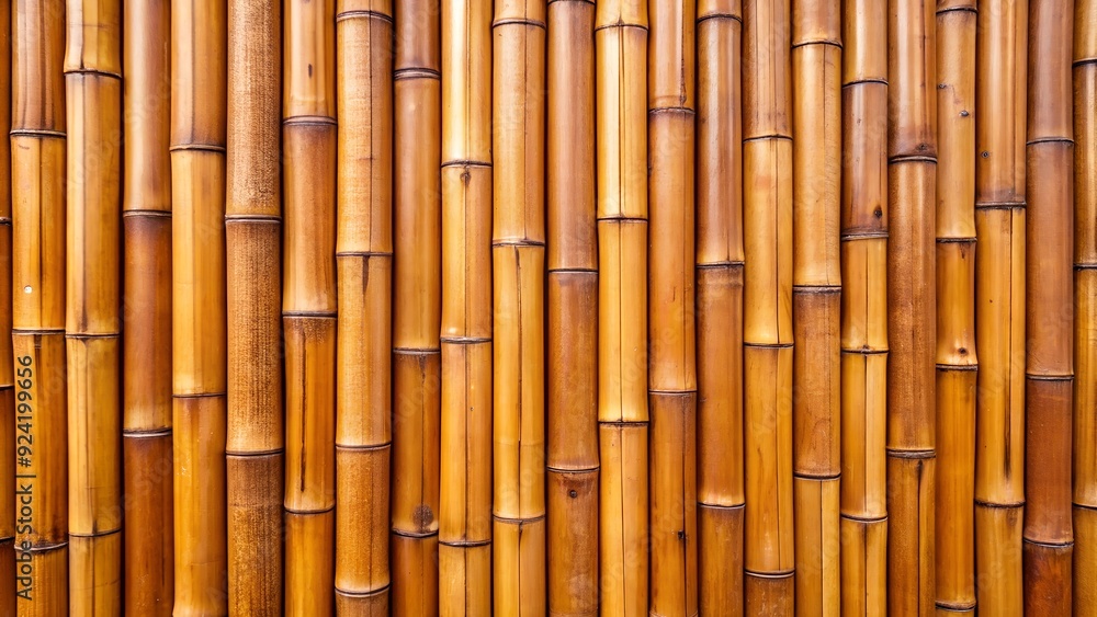 Fototapeta premium Brown bamboo wood background texture