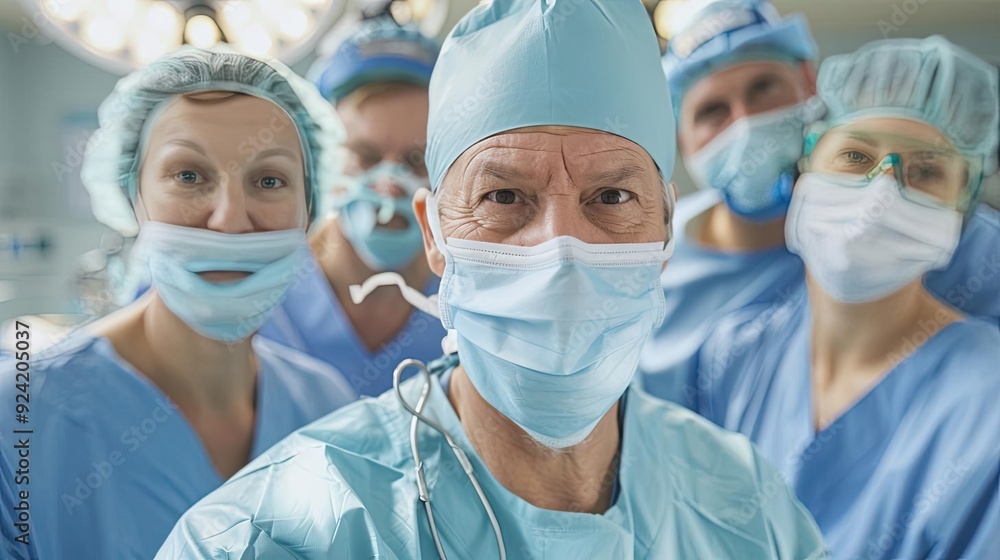 A surgeon carefully extracting a tumor A surgeon carefully extracting a tumor