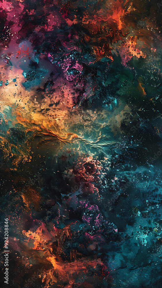 Colorful Abstract Clouds with Deep, Swirling Patterns Colorful Abstract Clouds with Deep, Swirling Patterns