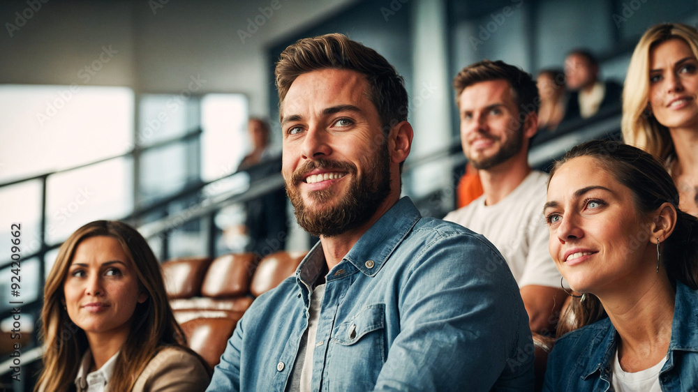 Obraz premium Watching Sports