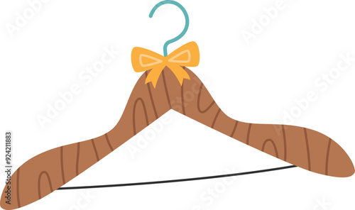 Cloth Hanger With Bow