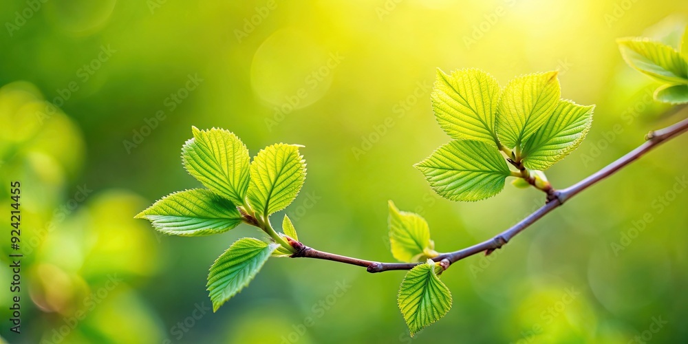 Fresh green leaves unfurling in springtime, spring, new beginnings, growth, nature, vibrant, renewal, foliage, botanical Fresh green leaves unfurling in springtime, spring, new beginnings, growth, nature, vibrant, renewal, foliage, botanical