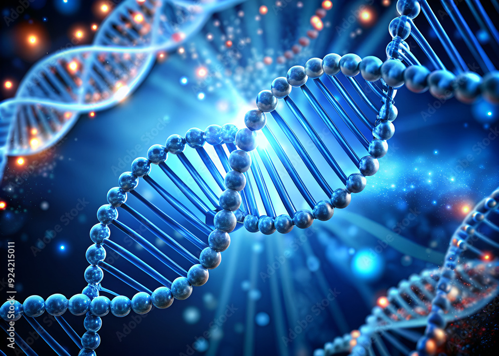 3d dna structure background, science, biology concept 3d dna structure background, science, biology concept