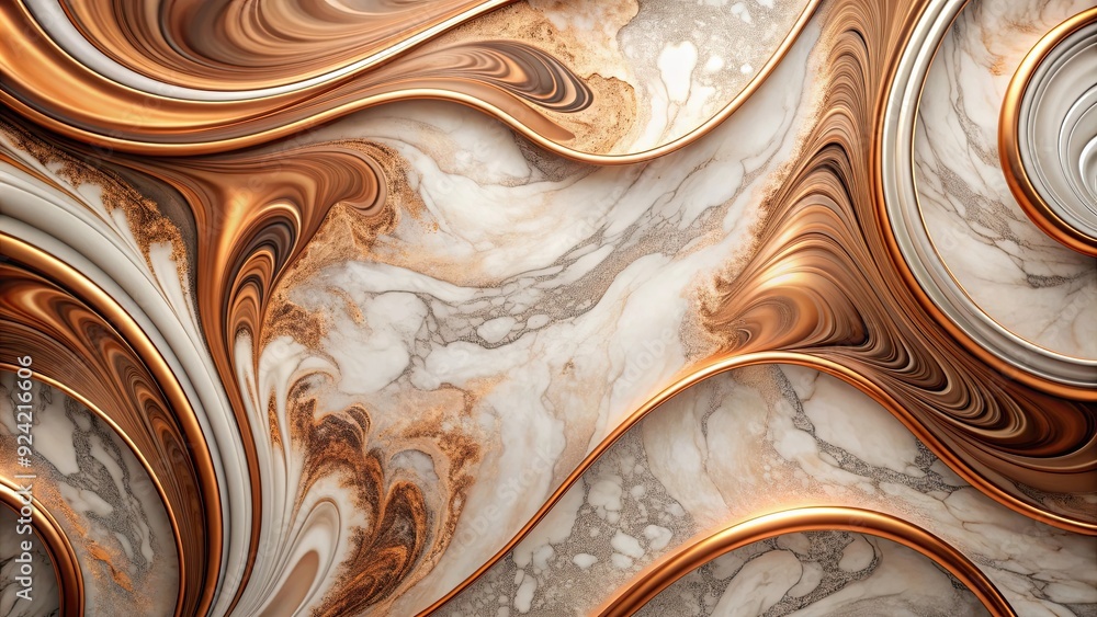 Luxurious copper marble swirl background with brown accents for elegant decor , marble, swirl, luxurious, copper, brown Luxurious copper marble swirl background with brown accents for elegant decor , marble, swirl, luxurious, copper, brown