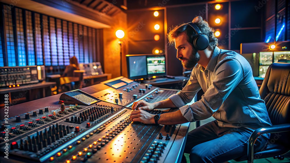 Music Producer in Studio Generative AI Music Producer in Studio Generative AI