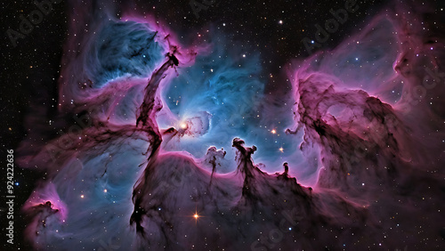 Wallpaper Mural space nebula Torontodigital.ca