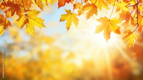 A close up of a yellow leaf hanging from the tree, AI