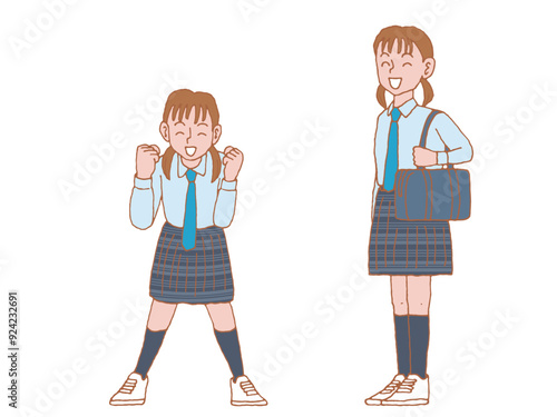 受験と女子学生4