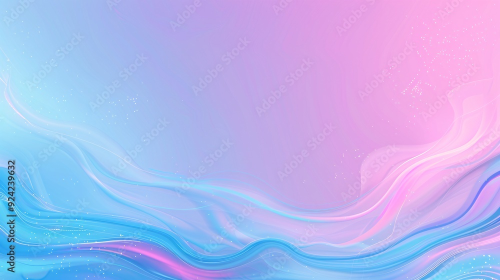 A smooth gradient background featuring soft blue and pink waves, ideal for digital designs.