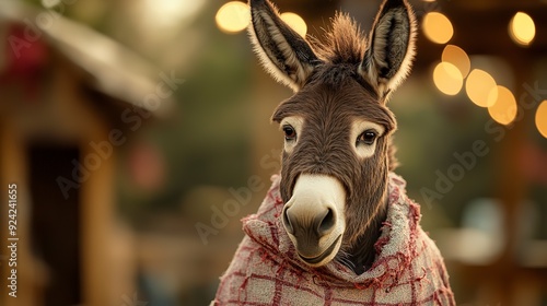 Portrait of a donkey in a costume, Portrait of a donkey, Funny picture images, funny pictures, animal funny pictures, Dunkey funny picture photo