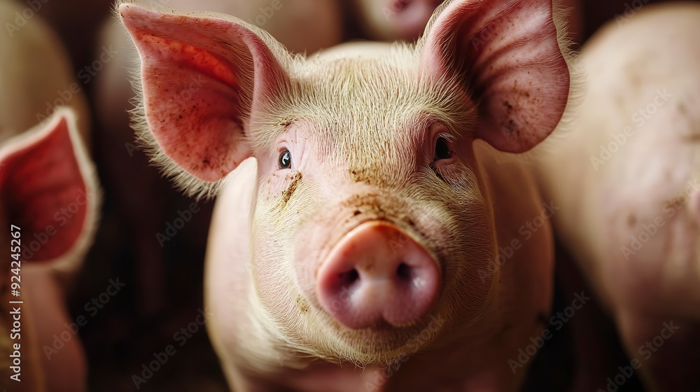 pig farming industry fattening pigs for consumption of meat , Pork is the food of the world's population. pig farming industry fattening pigs for consumption of meat , Pork is the food of the world's population.