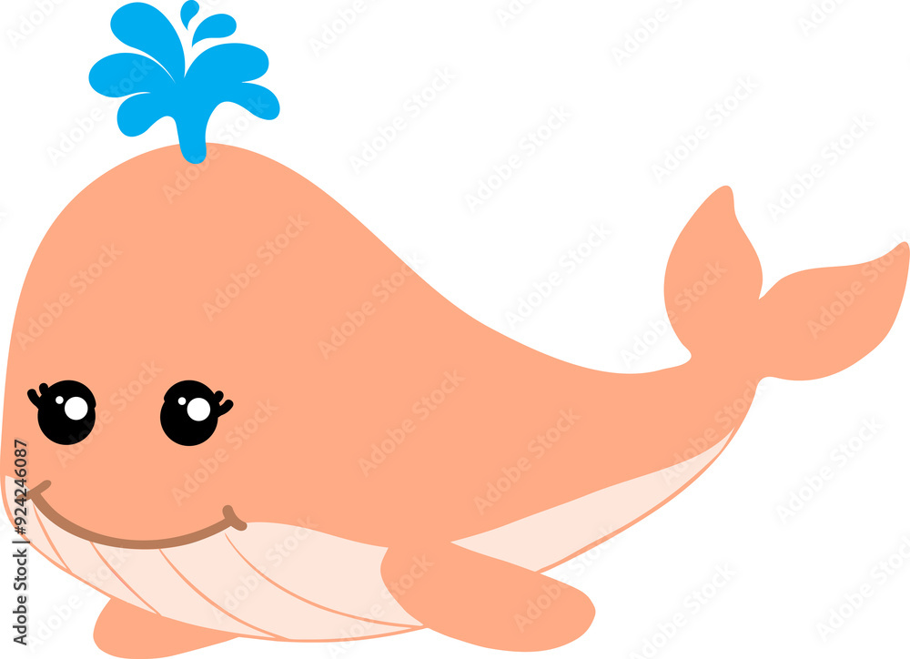 cute whale cartoon, sea animal cute whale cartoon, sea animal