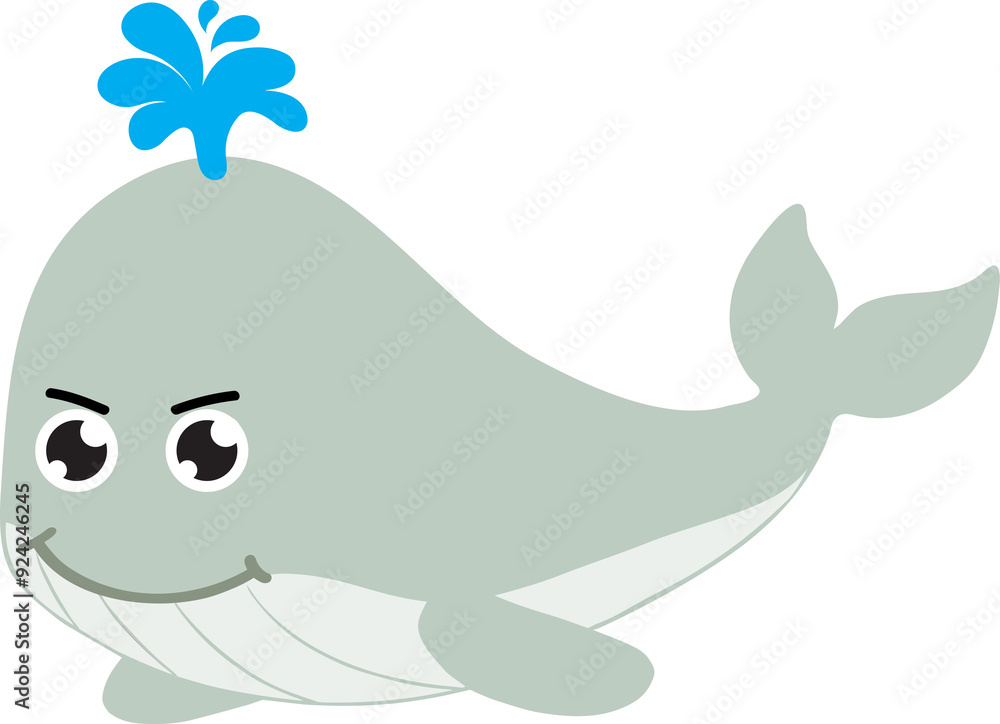 cute whale cartoon, sea animal cute whale cartoon, sea animal