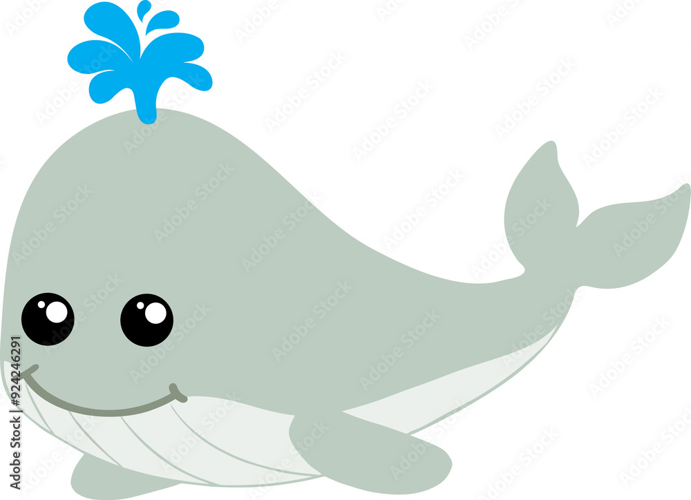 cute whale cartoon, sea animal cute whale cartoon, sea animal