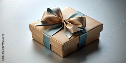 Luxury gift box with ribbon and bow airdrop, luxury, gift, box, ribbon, bow, airdrop, surprise, present photo