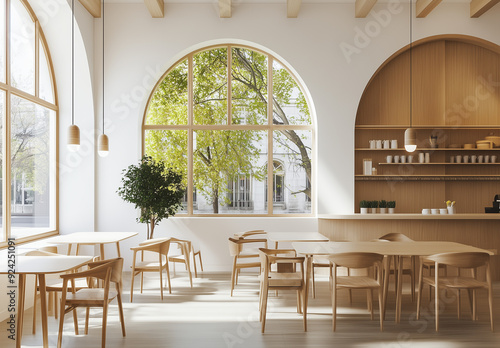 the interior of a coffee shop, 커피숍 인테리어