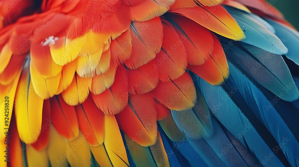 custom made wallpaper toronto digitalVibrant Parrot Feathers Texture