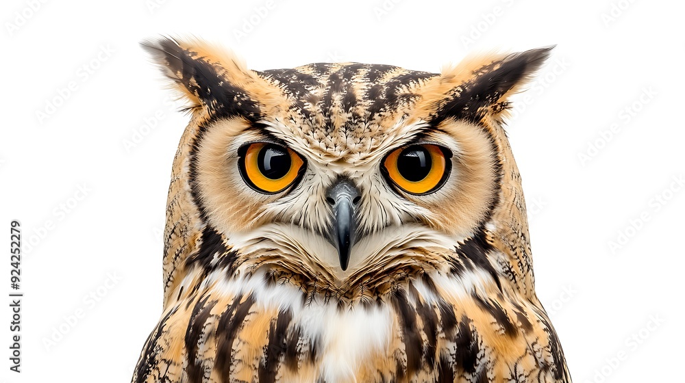 Fototapeta premium Close-up Portrait of an Eagle Owl