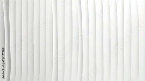 Abstract white background with curved lines and soft shadows.