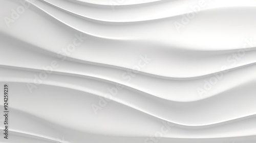 Abstract white background with smooth, flowing curves.