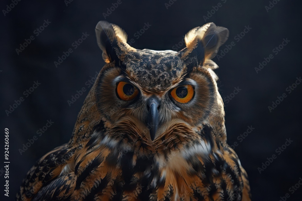 Animal of the Night Spectacular Eagle Owl Portrait Animal of the Night Spectacular Eagle Owl Portrait