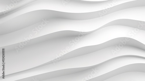 Abstract white background with wavy lines.