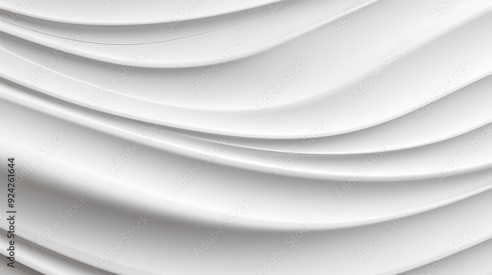 Abstract white curved background. Abstract white curved background.