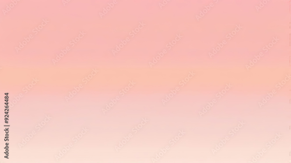 Fototapeta premium Gradient blush pink to pale peach background art, wallpaper