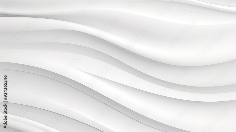 Obraz premium Abstract white curved lines background.