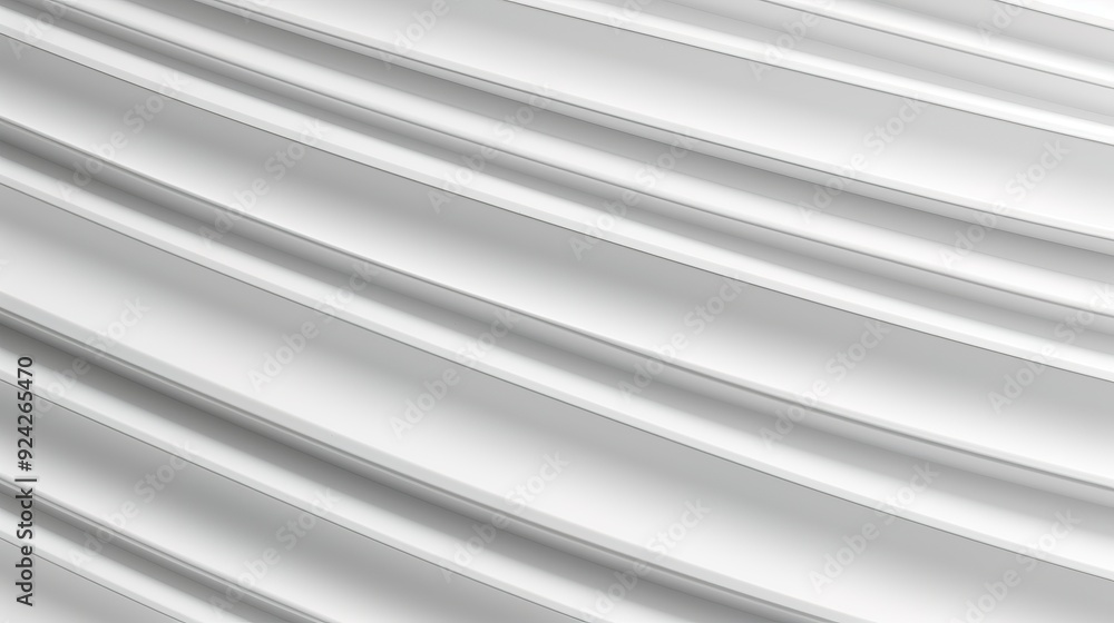 Obraz premium Abstract white curved lines background texture.