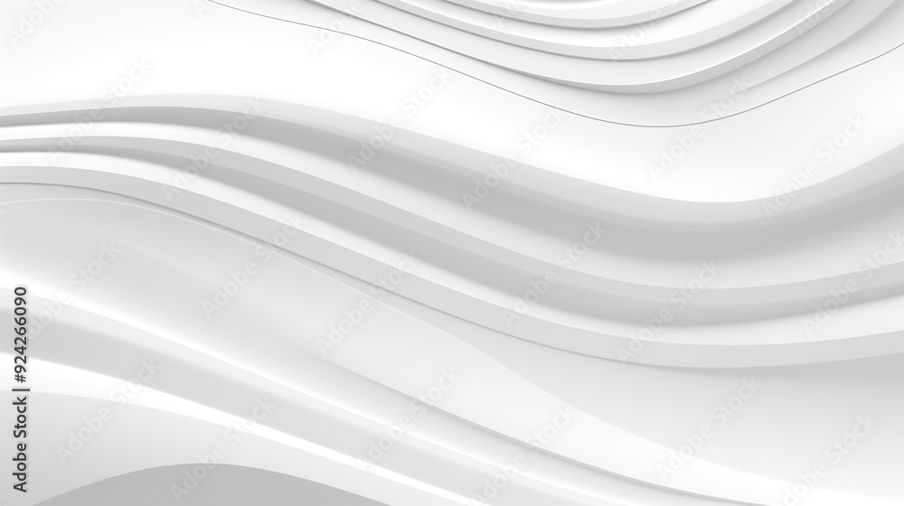 Abstract white curved lines, modern geometric background. Abstract white curved lines, modern geometric background.