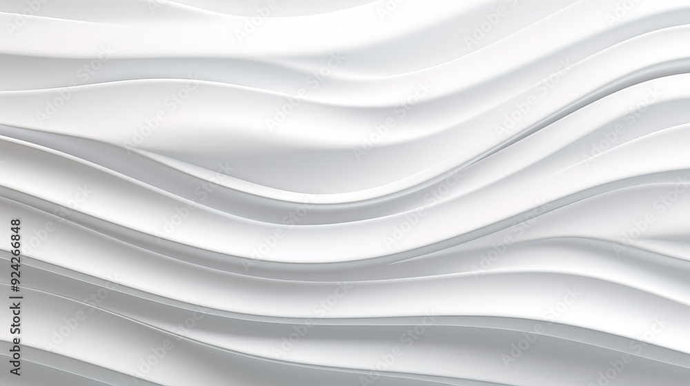 Abstract white flowing curves, 3d rendering background. Abstract white flowing curves, 3d rendering background.