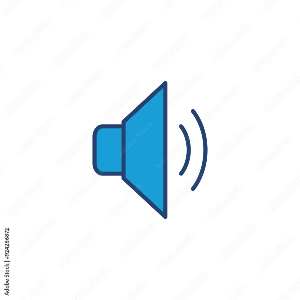 Speaker icon vector. volume icon vector. loudspeaker icon vector. sound symbol Speaker icon vector. volume icon vector. loudspeaker icon vector. sound symbol