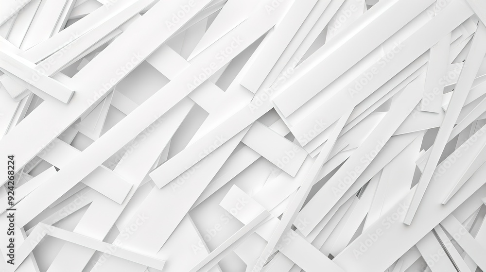 Abstract white geometric background with overlapping lines. Abstract white geometric background with overlapping lines.